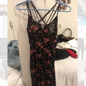 Strappy American Eagle floral summer dress